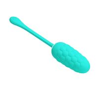 Pretty love - uovo vibrante con texture marina ricaricabile verde acqua