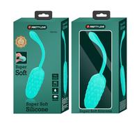 PRETTY LOVE - UOVO VIBRANTE CON TEXTURE MARINA RICARICABILE VERDE ACQUA