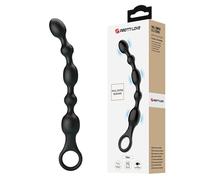 Pretty Love Van Anal Beads 10 Vibrations Rechargeable Silicone Black