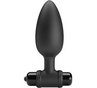 Pretty love - vibra butt plug 2 plug anale 10 vibrazioni nero