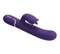 Pretty Love Gigi Twinkled Tenderness 3in1 Licking & Tapping Rabbit Vibrator Purple
