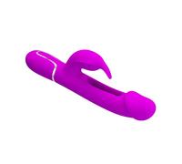 PRETTY LOVE - VIBRATORE DEJON RABBIT 3 IN 1 MULTIFUNZIONE FUCSIA