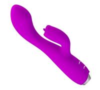 PRETTY LOVE - VIBRATORE RICARICABILE GLORIA RABBIT-VIOLA IMPERMEABILE