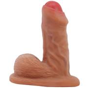 Pretty love - warnell dildo ultra realistico ed elastico 9,5 cm mulato