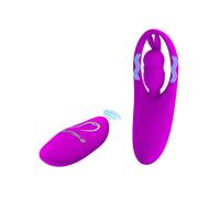Stimolatore Clitorideo Nascosto "Love Bunny" Ricaricabile con Telecomando Wireless (Rosa)