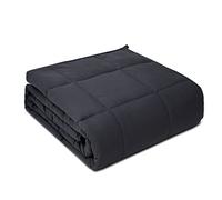 PRETTY NIGHT Coperta ponderata per adulti, 5,4 kg, per letto queen size, grigio scuro, 152,4 x 203,2 cm, coperta ponderata per adulti, comoda e accogliente