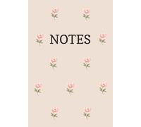 Pretty Peony Notebook: Plants, Floral, Flower, Neutral, Neutrals, Gift, Christmas, Birthday, Stocking Stuffer, 100 page, wide ruled, Paperback, 6x9 inches