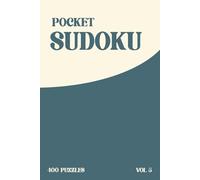 Pretty Pocket Sudoku Puzzle Book: Volume 5: Medium Difficulty Sudoku Puzzle Book with Easy to Read Print, 9x9 Boarder Size | 6x9 inches, 125 pages | ... Gifts for Vacation, Holiday and Relaxation