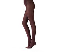 Pretty Polly 120d 3D Shine Premium Opaques Tights Collant, 100 den, Rosso (Burgundy Burgundy), Large (Taglia Produttore: ML) Donna
