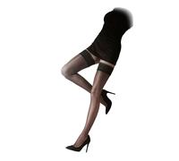 Pretty Polly Autoreggenti Con Top IN Pizzo Taglia Unica Nero - PNAVR6