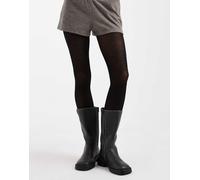 Pretty Polly - Collant neri con stampa zebrata-Nero One Size