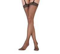 Pretty Polly Nylons 10d Gloss Stockings, Collant Donna, 10 DEN, Nero (Blk Barely Black), Medium (Taglia Produttore: ML)