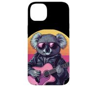 Pretty Rock Guitar Koala Bear Outfit per Rock'n Roll Custodia per iPhone 14 Plus