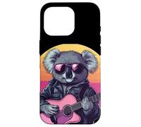 Pretty Rock Guitar Koala Bear Outfit per Rock'n Roll Custodia per iPhone 16 Pro