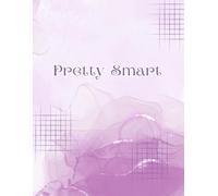 Pretty Smart: Cute Quad Ruled Notebook for Girls - Aesthetic Graph Paper Journal for Math, STEM & School Notes