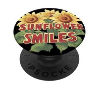 Pretty Smiles - Costume da girasole per adulti e bambini PopSockets PopGrip Adesivo