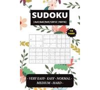 Pretty Sudoku: Sudoku Book Pretty | 6x9 Inches, 110 pages | 50+ Very Easy to Hard Puzzles..| Solutions Included