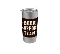 Pretty Support Team Costume per gli amanti della birra Bicchiere termico in acciaio inox doppia parete