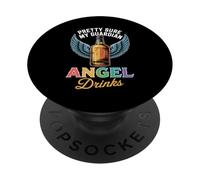 Pretty Sure My Guardian Angel Drinks Spirituale caotico - PopSockets PopGrip Adesivo