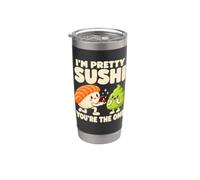 Pretty Sushi You're the One Romantic Food Pun Proposta di gioco di parole umorismo Bicchiere termico in acciaio inox doppia parete