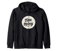 Pretty Time is Money Timbro Look Felpa con Cappuccio