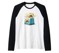 Pretty Toast con Fantastico tostapane Maglia con Maniche Raglan