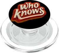 Pretty Who Knows Emblema per gli amanti del discorso PopSockets PopGrip per MagSafe