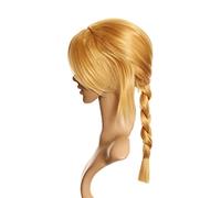 Prettyland - C317 Parrucca Trreccia Fullmetal Alchemist Edward Elric Frangia Treccia Capelli Biondi Lunghi