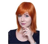Prettyland - C352 Parrucca 40cm Colore Rosso Arancione One Piece Nami
