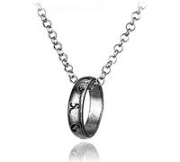 PRETTYLE The Mortal Instruments - Collana vintage con ciondolo a forma di runa angelica Shadowhunters, con ciondolo rotondo per uomini e donne, Zinco