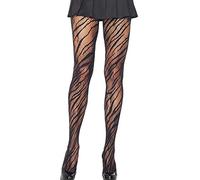 PrettyLoveHose Collant in Rete Large Big Size (Nero, Beige, Bianco, Giallo, Blu, Rosa, Rosso, Arancione, Verde, Marrone), nero 2, Taglia unica