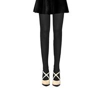 PrettyLoveHose - Collant in voile opaco, 50 denari, colore: rosso, blu, rosa, viola, verde, beige, giallo, grigio, crema, marrone, nero, bianco Nero Taglia unica
