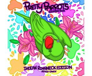 PrettyParrots: Playful & Cute Parrot Coloring Book