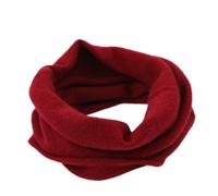 Prettystern scaldacollo tubolare sciarpa ad anello donna di 100% Cachemire Lana sciarpa tubolare Uomo collo di Cashmere Unisex Rosso
