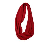 Prettystern XL scaldacollo tubolare sciarpa ad anello donna di 100% Cachemire Lana Scialli tubolare Uomo collo di Cashmere a maglia Unisex rosso