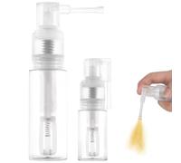 Pretwad 2 Spruzzatori di polvere glitterati, flacone spray per polveri, per lavori di bricolage, torte, vestiti, bottiglia vuota da 35 ml, 14 ml