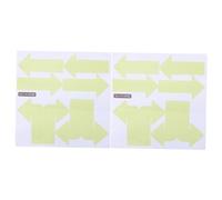 PRETYZOOM 1 Set Adesivi Direzionali Sticker Rimovibili Per E Impermeabili E Resistenti Per Uffici Negozi E Scuole Colori Variabili Colore Casuale 2 Fogli