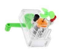 PRETYZOOM 1 Set Generatore Manuale Manovella Del Generatore Di Elettricità Generatore a Manovella Portatile Generatore Elettrico a Manovella Generatore Di Emergenza Acrilico