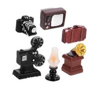 PRETYZOOM 1 Set Miniatura Retro delle Cherosene e Elettrici per Decorazioni Vintage per Atmosfera Accogliente e Creativa