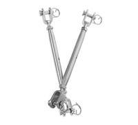 PRETYZOOM 1 set Tenditore Per Tenditore Per In Tenditore Per Tenditore A Fibbia Tenditore Per Fibbie In Inossidabile 2 pezzi