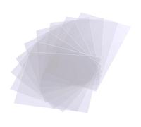 PRETYZOOM 10 Fogli di Pellicola Trasparente in Pet Resistente al Calore per Imballaggi Scatole Film Plastica Trasparente Flessibile per Bricolage e Confezionamento Artigianale