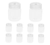 PRETYZOOM 10 Pezzi Barattolo per Coltura Tissutale 240ml in Plastica, Bocca | Trasparente, Superficie Resistente All'alcol, per Espianti e Semi, Uso in Laboratorio