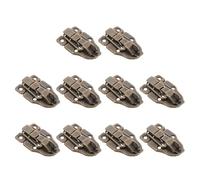 PRETYZOOM 10 Pezzi Chiusura a Levetta per Scatola in Legno Struttura Semplice e Dimensioni Compatte, in Ferro Oro, Facile da Installare, per Casa o Negozio