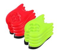 PRETYZOOM 10 Pezzi Supporto per Mestoli in Resistente al Calore Clip per Pentola Organizer per Utensili