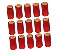 PRETYZOOM 100 Pezzi Tappi Termoretraibili per Bottiglie Vino Pellicola Flessibile per Sigillatura Facile Capsule Termoretraibili per Uso e Professionale Adatte Ristoranti e Bar
