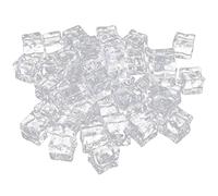 PRETYZOOM 100pezzi Cubetti Di Ghiaccio Finti Irregolari in Acrilico Trasparente Oggetti Di Scena Per Fotografia Decorazione Per Casa e Ristoranti