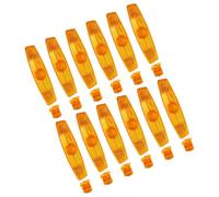 PRETYZOOM 12 Pezzi Riflettori per Bicicletta a Raggi Arancia in PVC | Montaggio Semplice, Visibilità Migliorata, Accessorio Elegante per Ruota