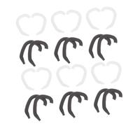 PRETYZOOM 12paia Elastici di Supporto per Maschere Auricolari Esterni Correttori Auricolari Valghi Ganci in Silicone per Maschere per Ragazza