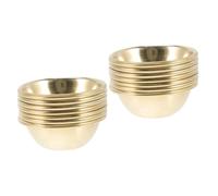 PRETYZOOM 14 Pezzi Ciotole Offerta in Ottone per Sacrifici Decorazione Buddista per Meditazione Yoga e Cerimonie Tibetane Resistenti e Lucide