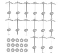 PRETYZOOM 15sets Kit Di Dadi Ad Alette e Bulloni Ginocchiera Per Oggetti Pesanti Ancoraggi Per Cartongesso in Fissaggio Vite Bulloni Ginocchiera